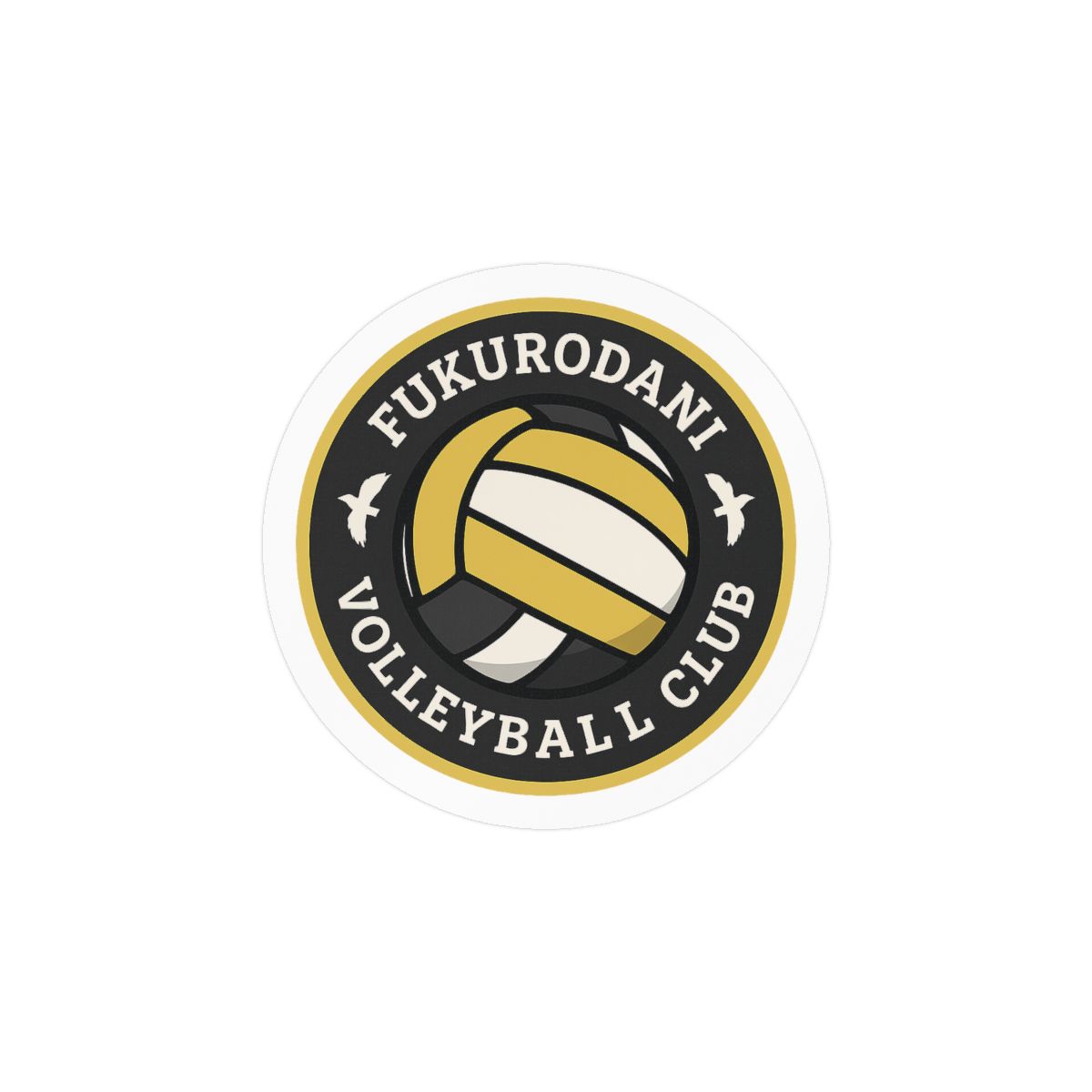 Fukurodani Volleyball Club Haikyuu Sticker | Cute Anime Decal - alternate angle 1, merchandise