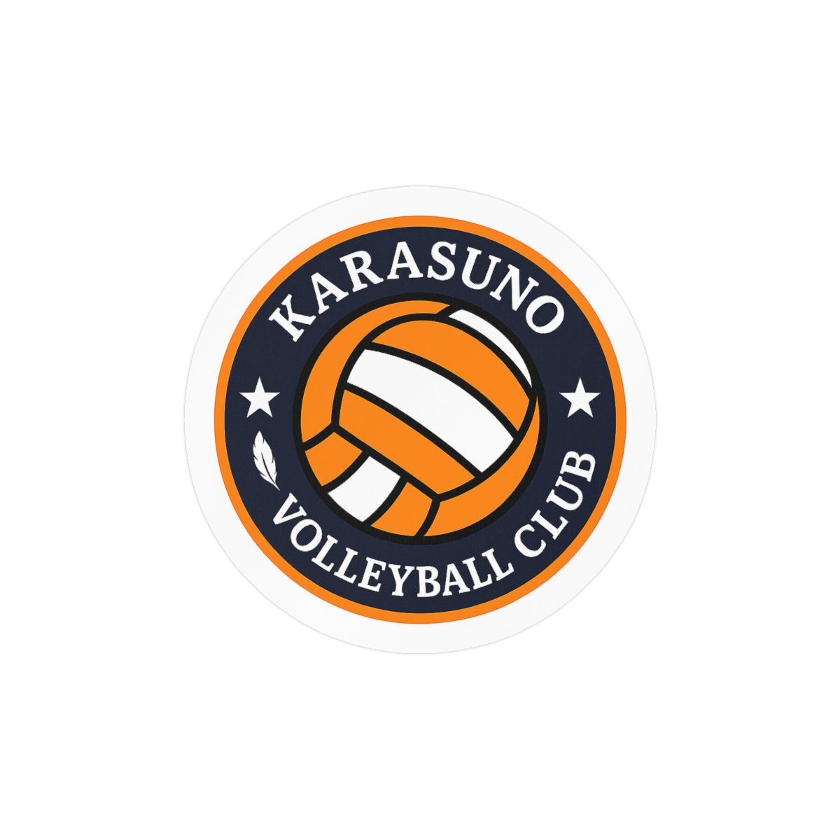 Karasuno Volleyball Club Sticker | Bold Haikyuu!! Anime Decal - alternate angle 2, merchandise