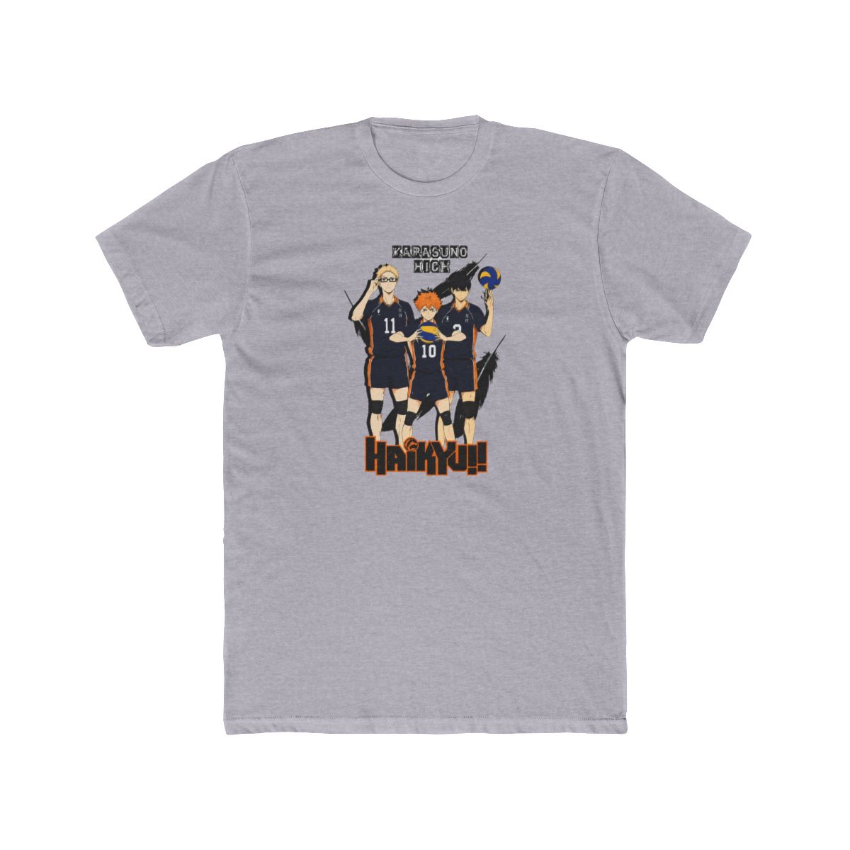 Haikyu!! Hinata Tsukishima Kageyama T Shirt - alternate angle 2, merchandise