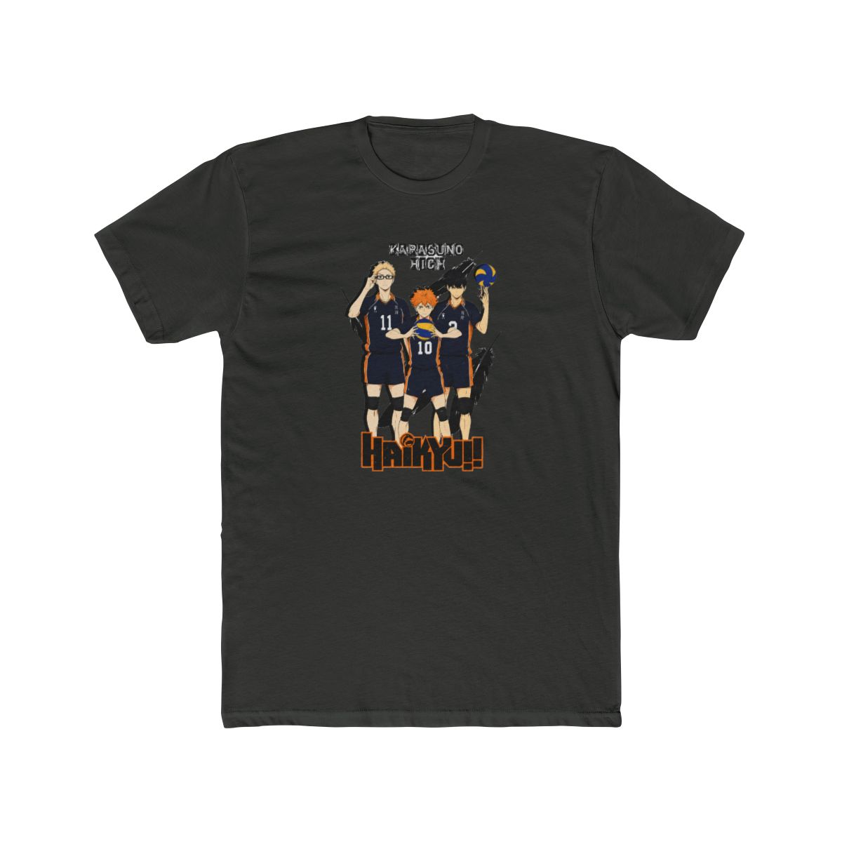 Haikyu!! Hinata Tsukishima Kageyama T Shirt - alternate angle 4, merchandise