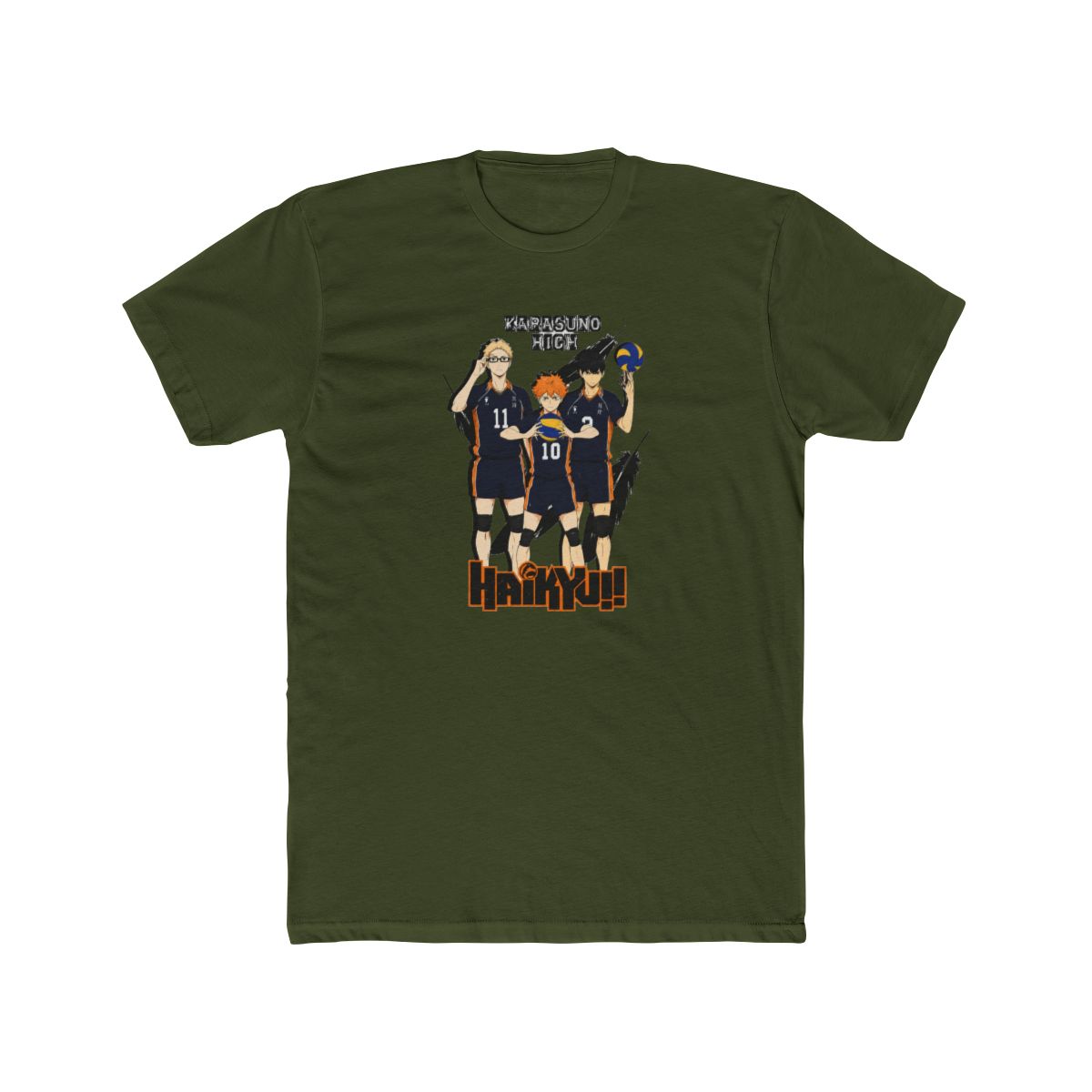 Haikyu!! Hinata Tsukishima Kageyama T Shirt - alternate angle 3, merchandise