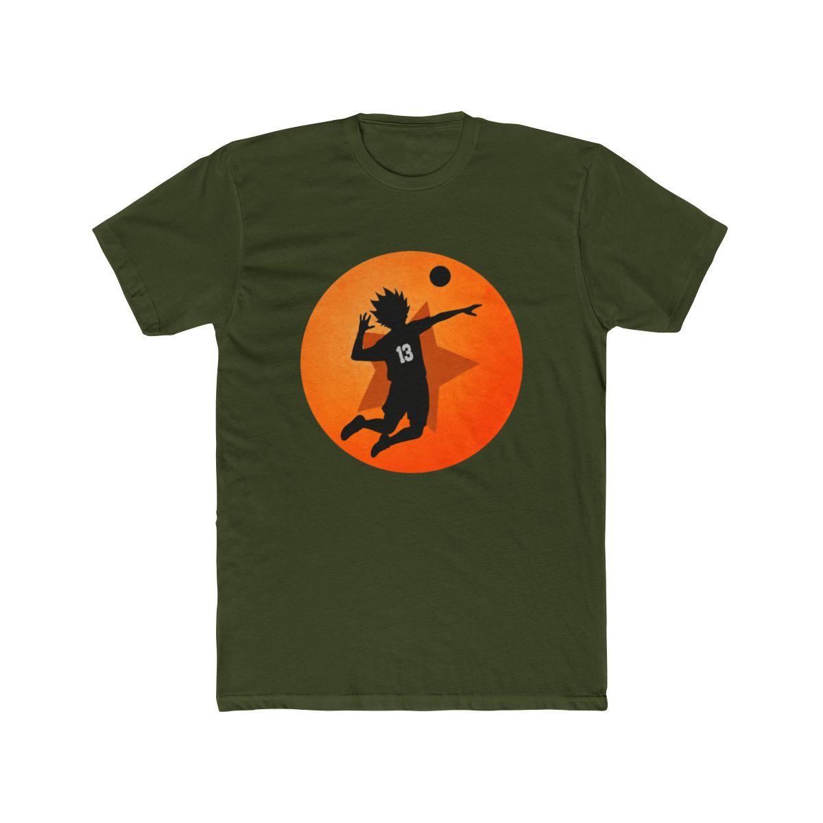 Anime Merch Japanese Number 13 Star Anime Volleyball T Shirt - alternate angle 4, merchandise