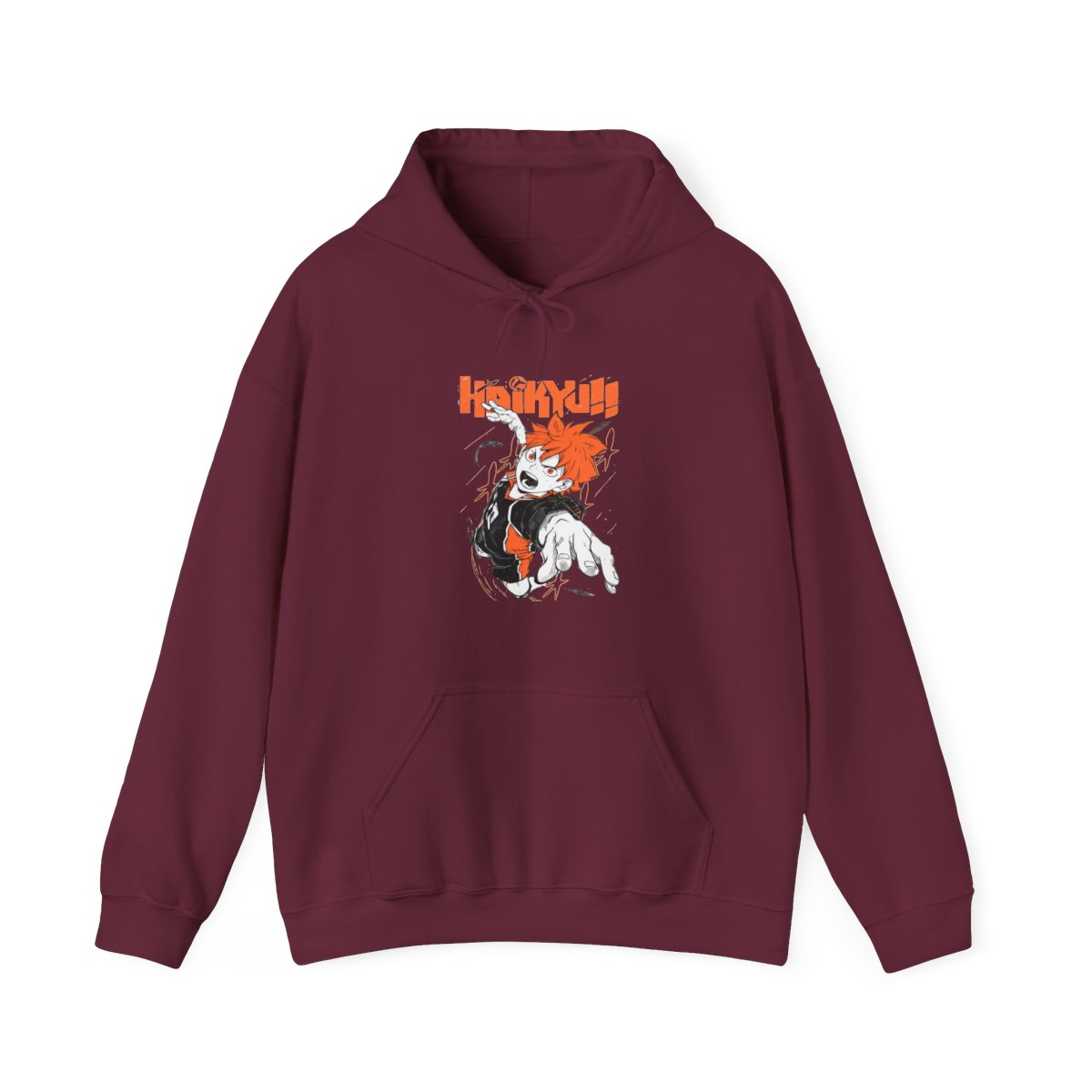 Haikyuu Hoodie Shoyo Hinata Lightning Jump Jumper - alternate angle 5, merchandise