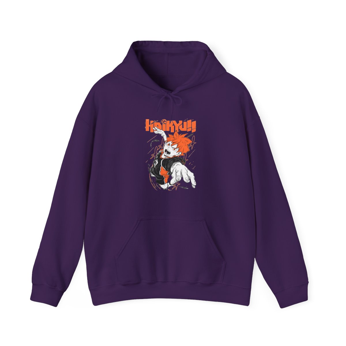 Haikyuu Hoodie Shoyo Hinata Lightning Jump Jumper - alternate angle 2, merchandise