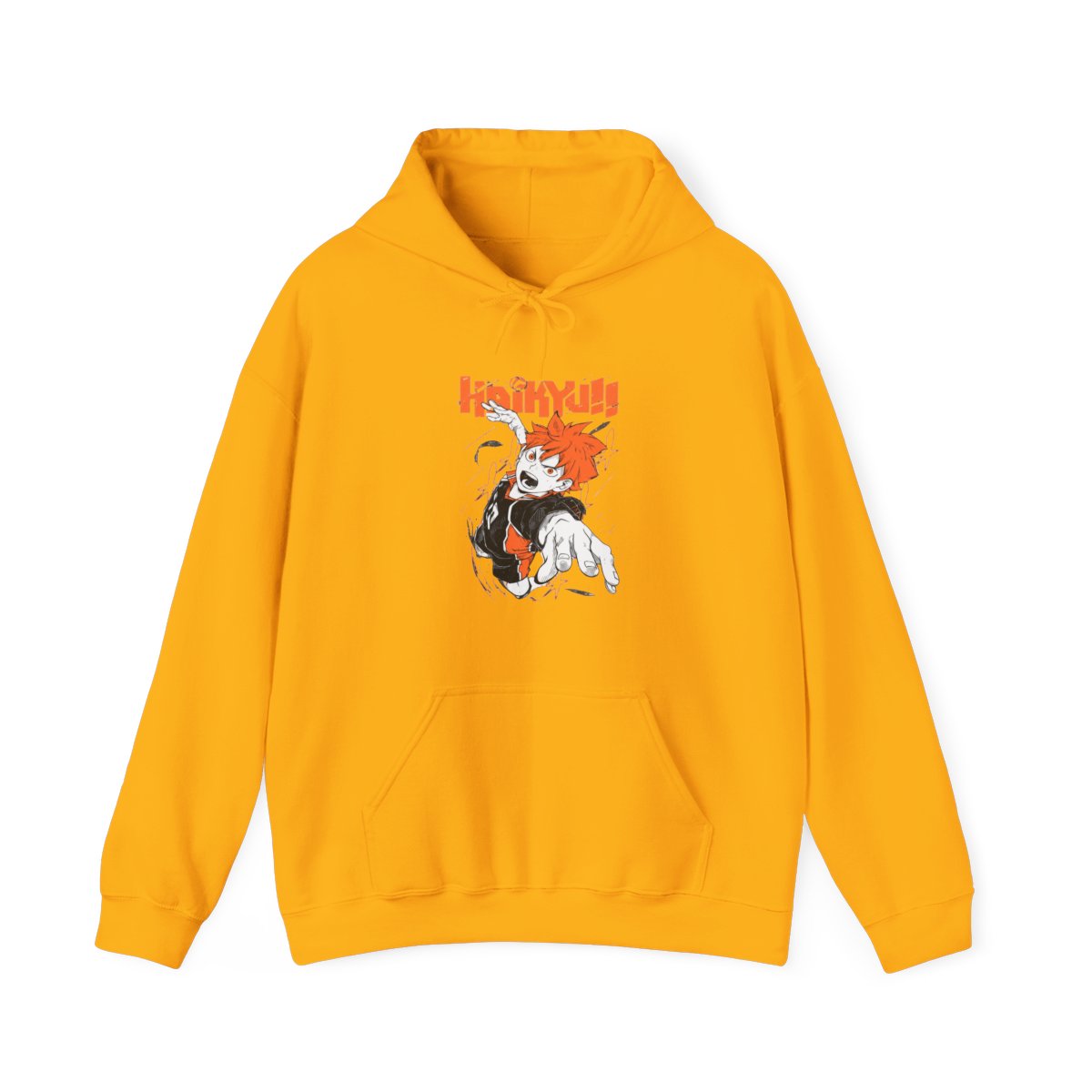 Haikyuu Hoodie Shoyo Hinata Lightning Jump Jumper - alternate angle 4, merchandise